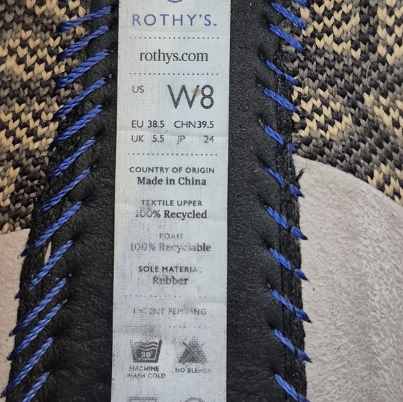 Rothy's The Loafer Spotted Leopard Print Round Toe Slip-On Flats Shoes - Size 8* - Picture 16 of 16